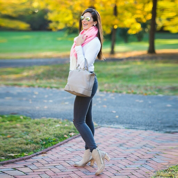 ❤HP New Anthropologie Scarf Pink Winter Scarf Erfurt Pink Scarf New - Picture 7 of 8